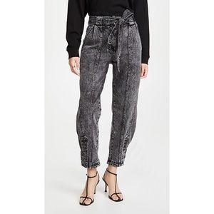 Ulla Johnson Black High Rise Jeans